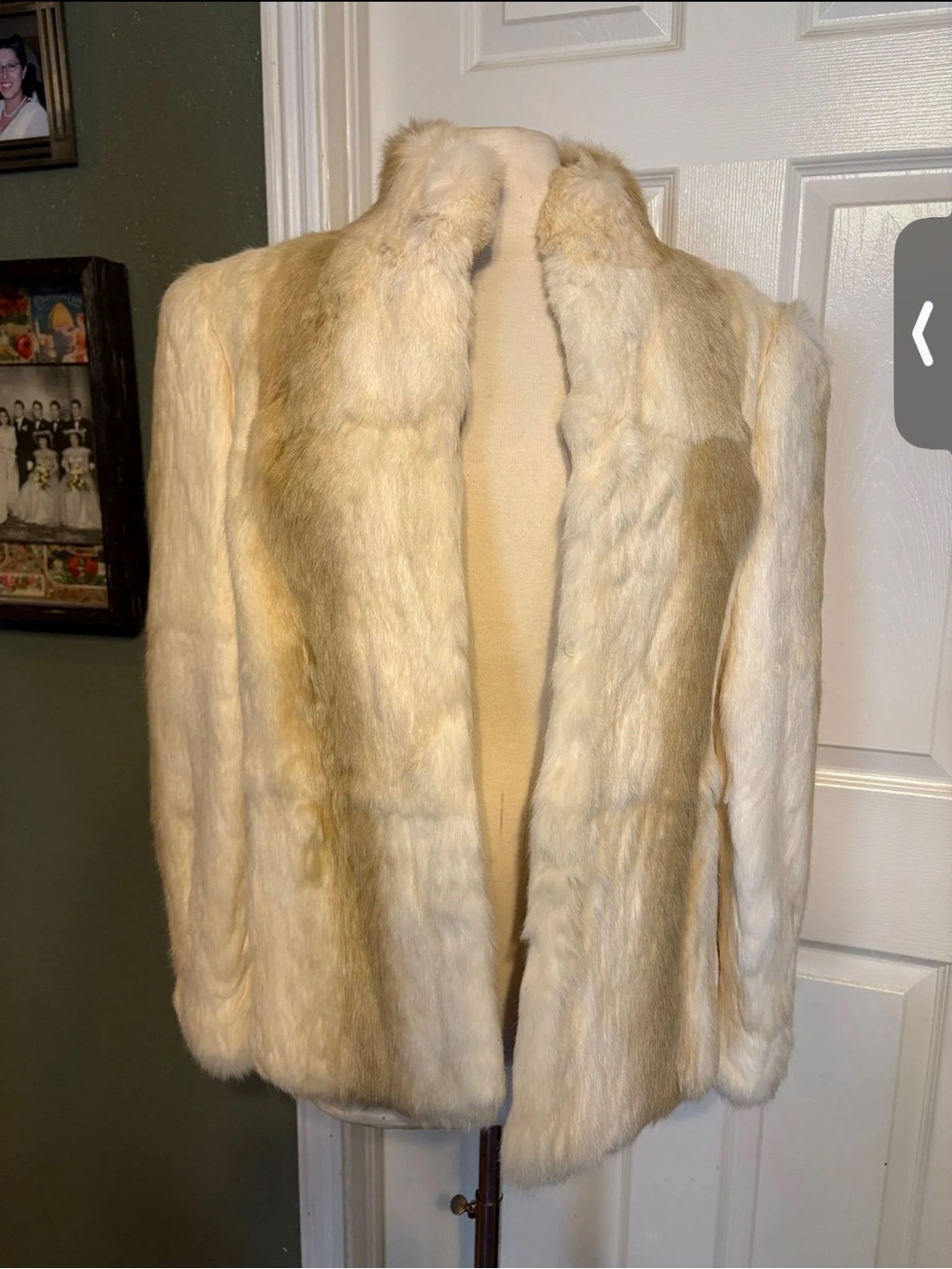Vintage Genuine rabbit fur jacket